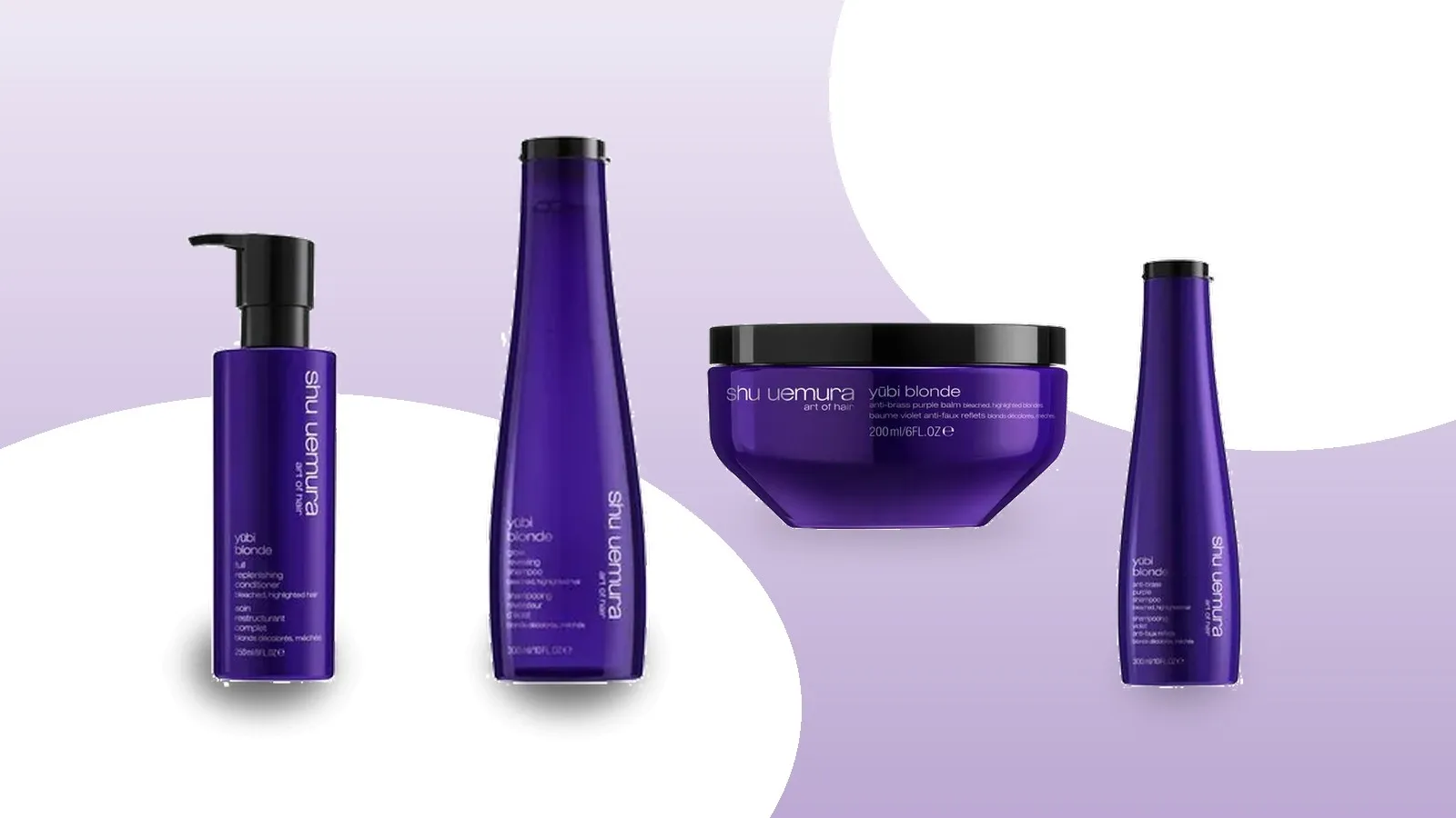Shu Uemura Art of Hair Pflege in Violett aus der Yūbi Blonde Linie