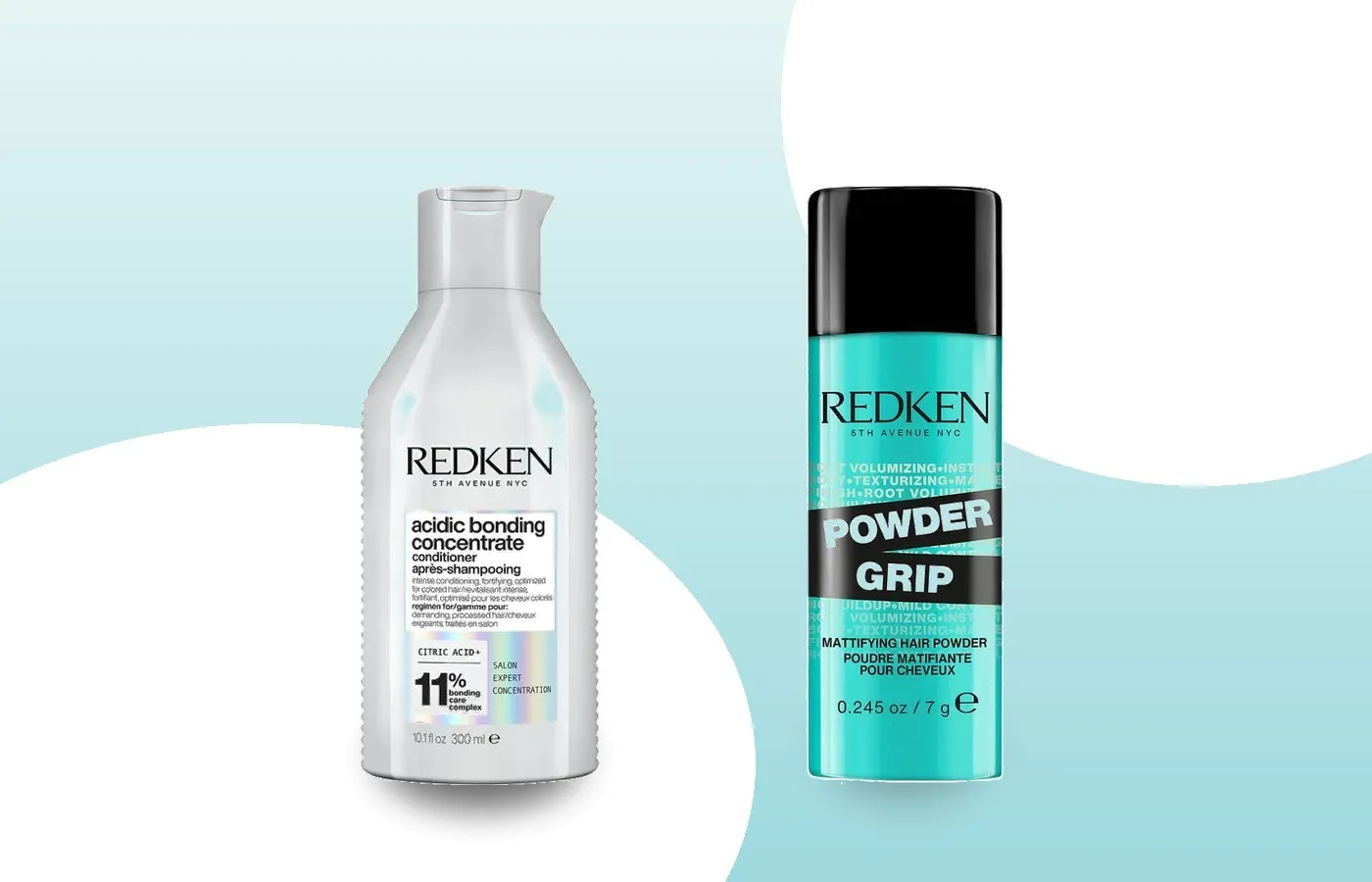 Redken Acidic Bonding Concentrate Conditioner und Powder Grip